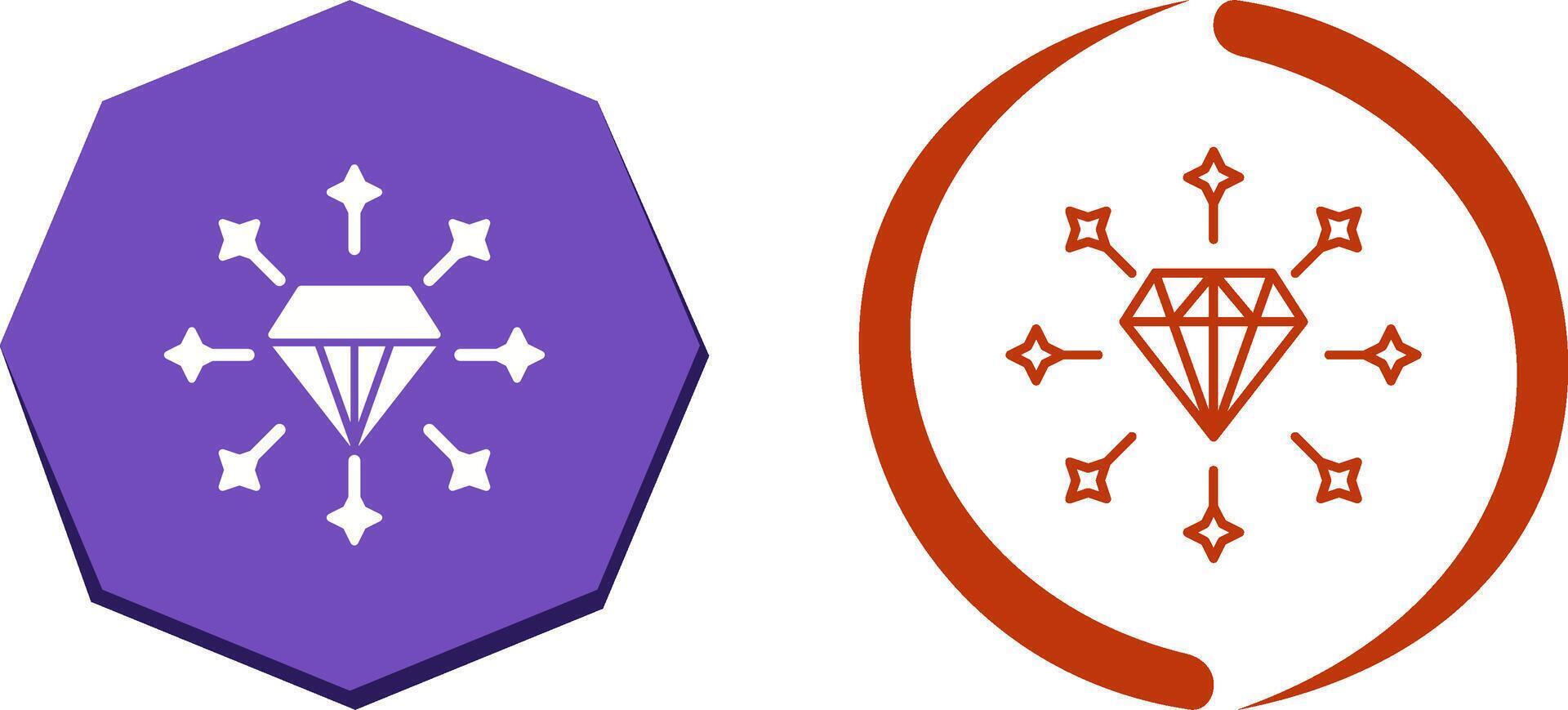 Diamond Icon Design vector