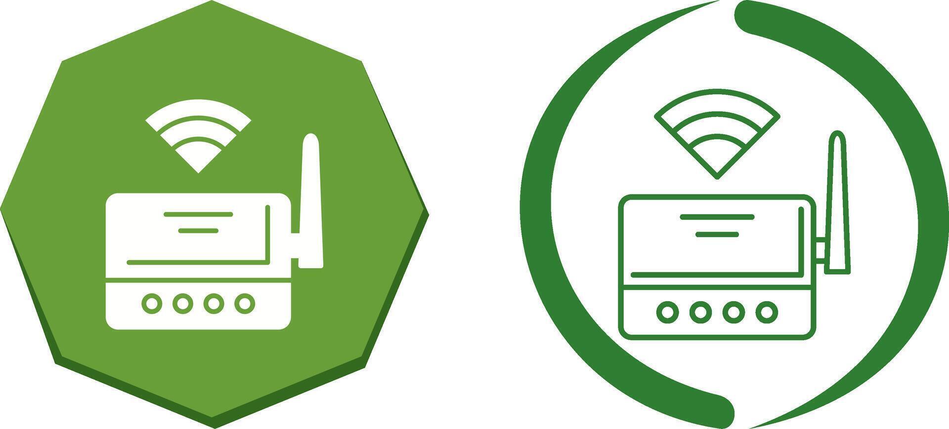 Wifi Router Icon Design vector