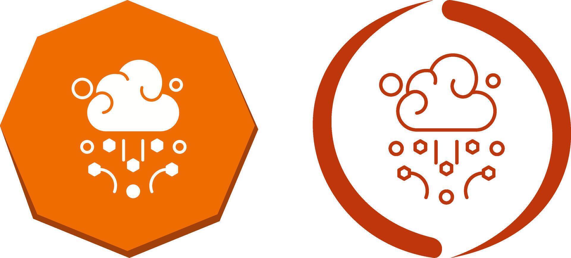 Hail Icon Design vector