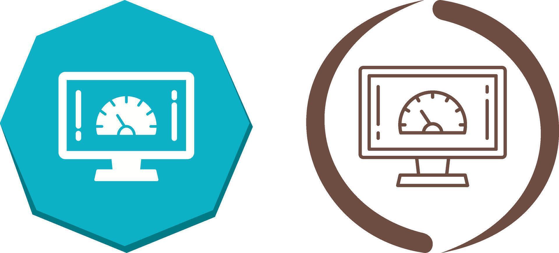 Speed Test Icon Design vector