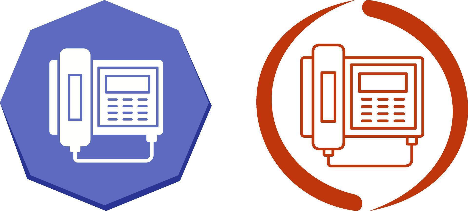 Telephone Icon Design vector