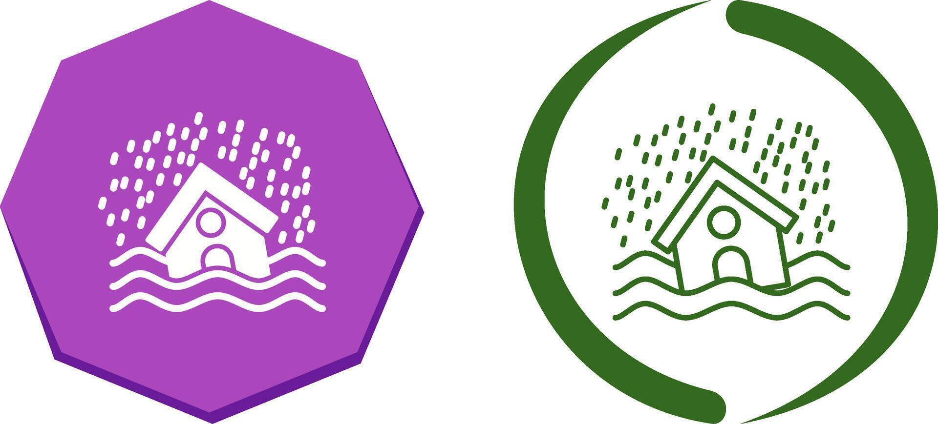 Disaster Icon Design vector