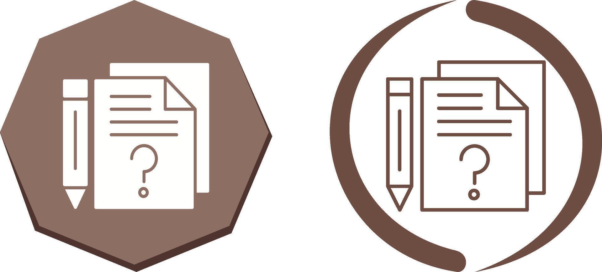 Question Icon Design vector