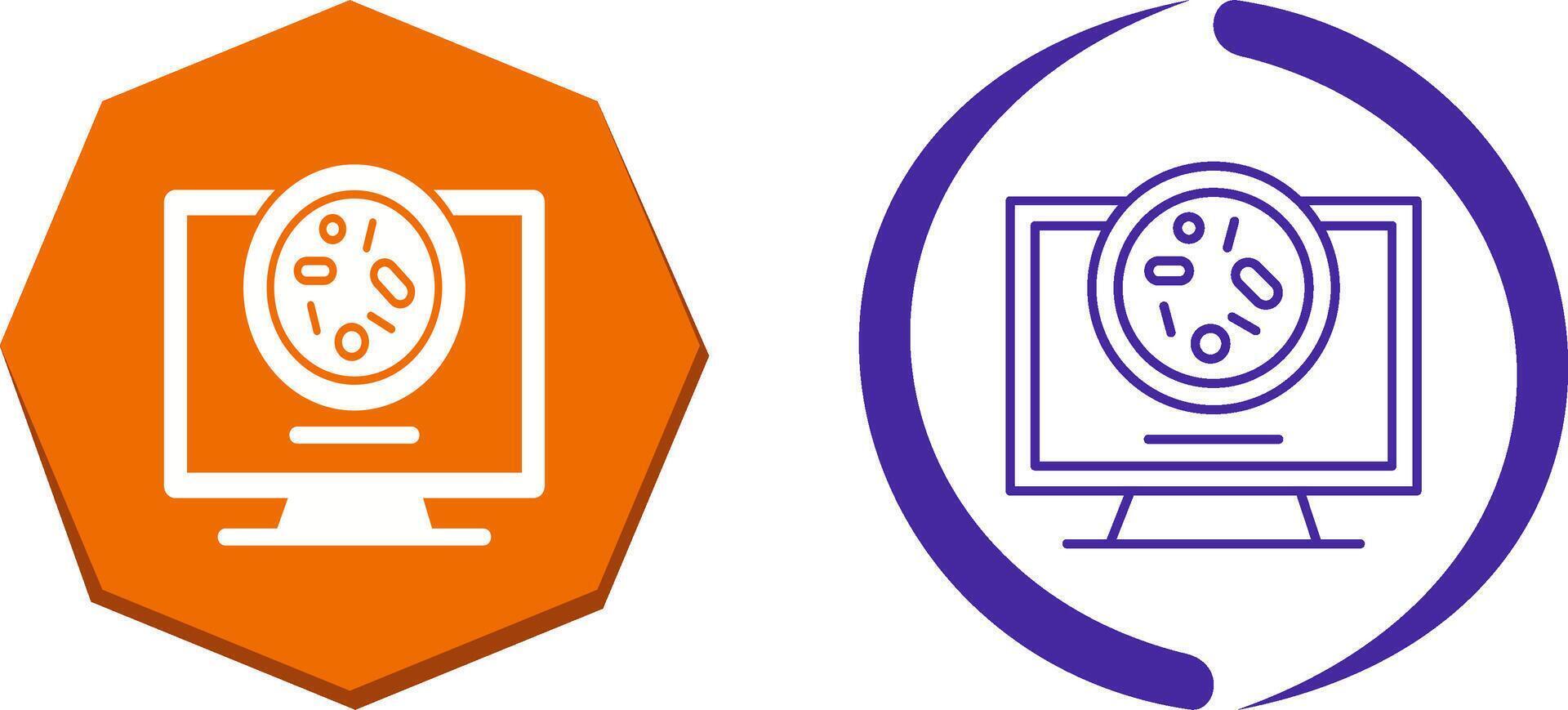 Petri Dish Icon Design vector