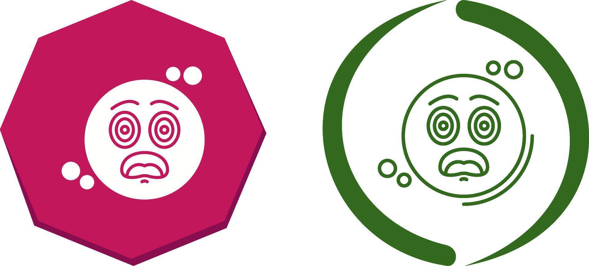 Dazed Icon Design vector