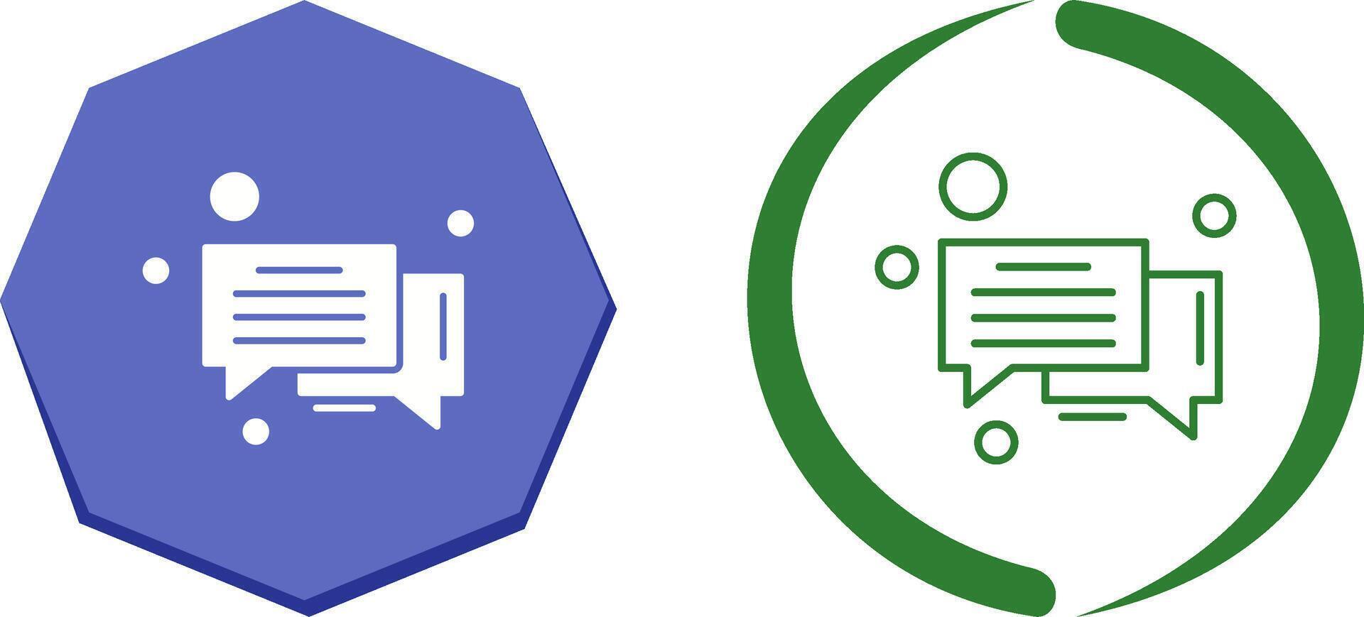 Message Bubble Icon Design vector