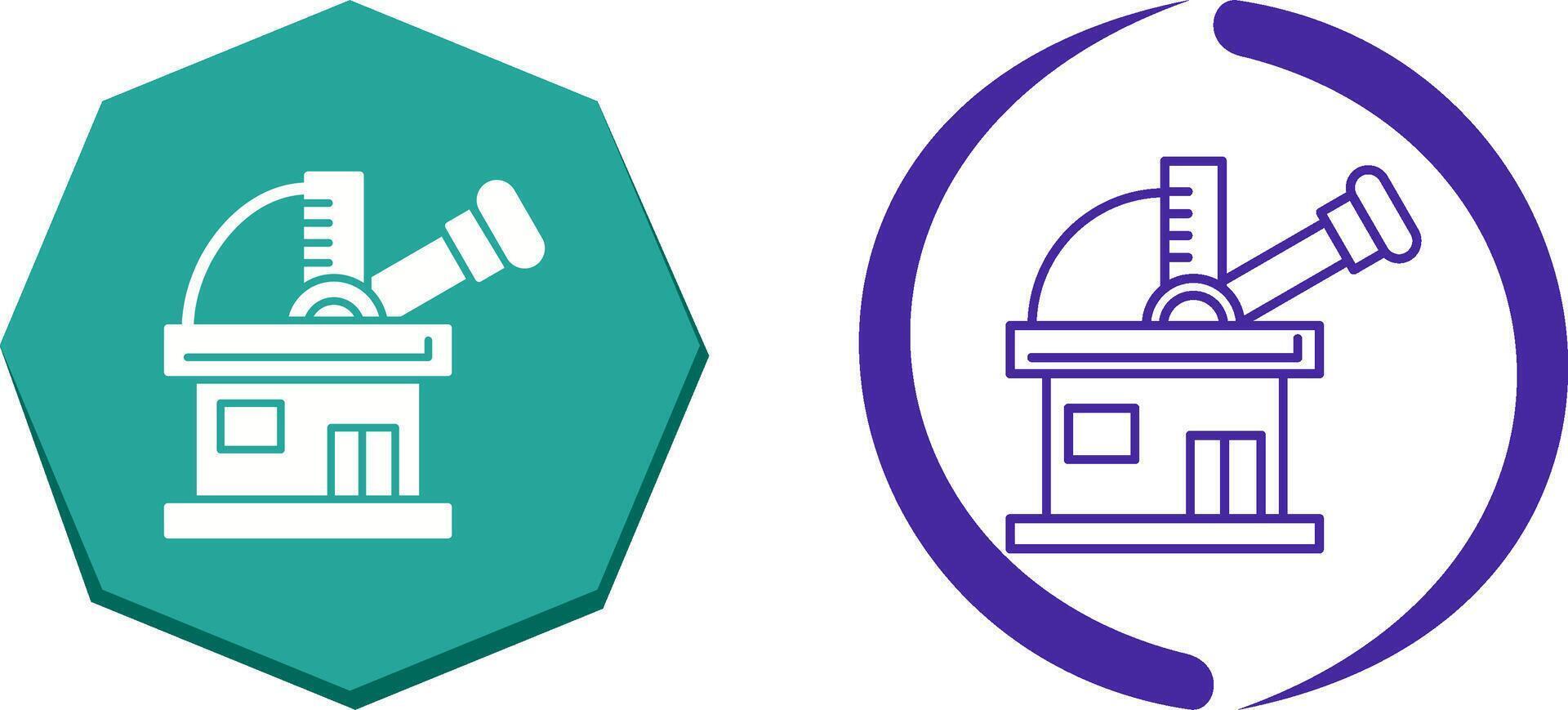 Observatory Icon Design vector