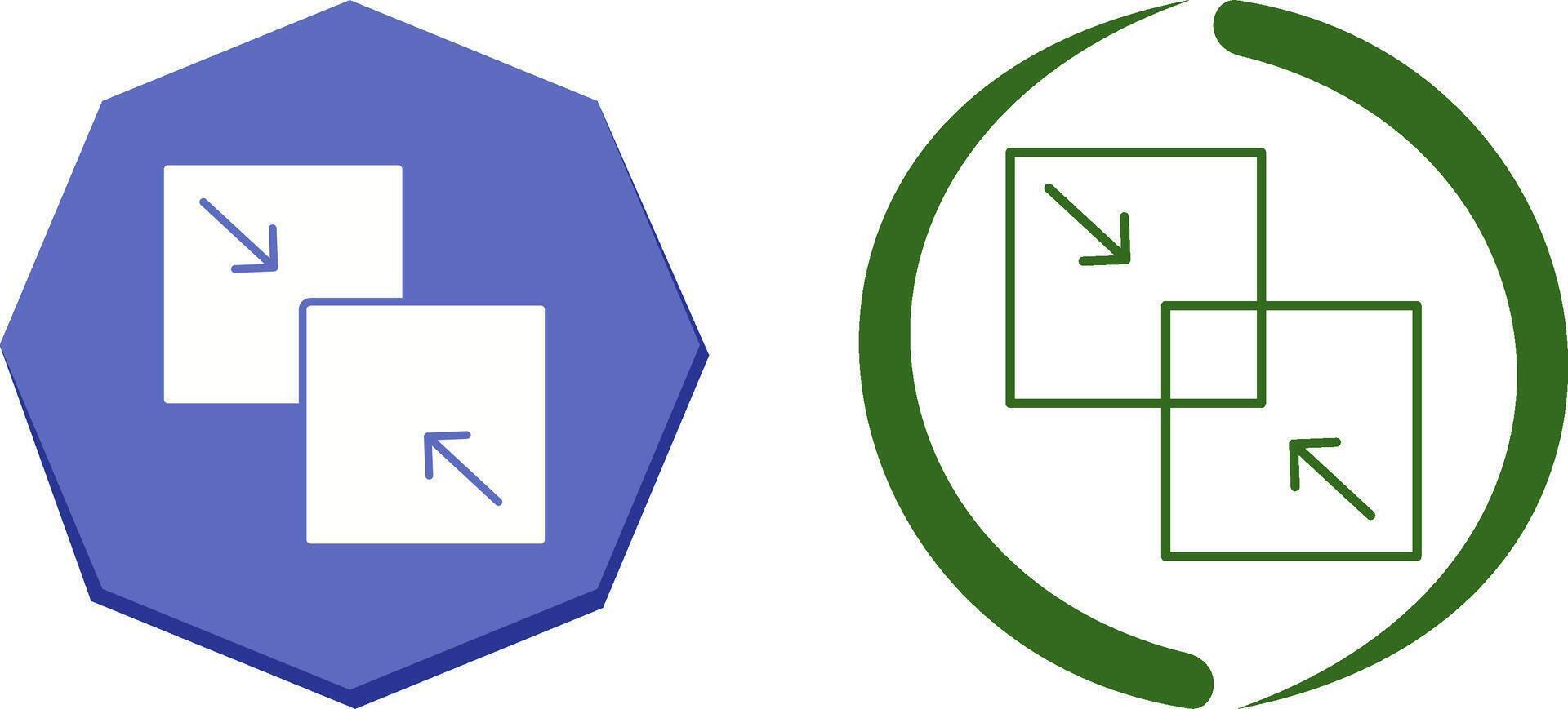 Combine Icon Design vector