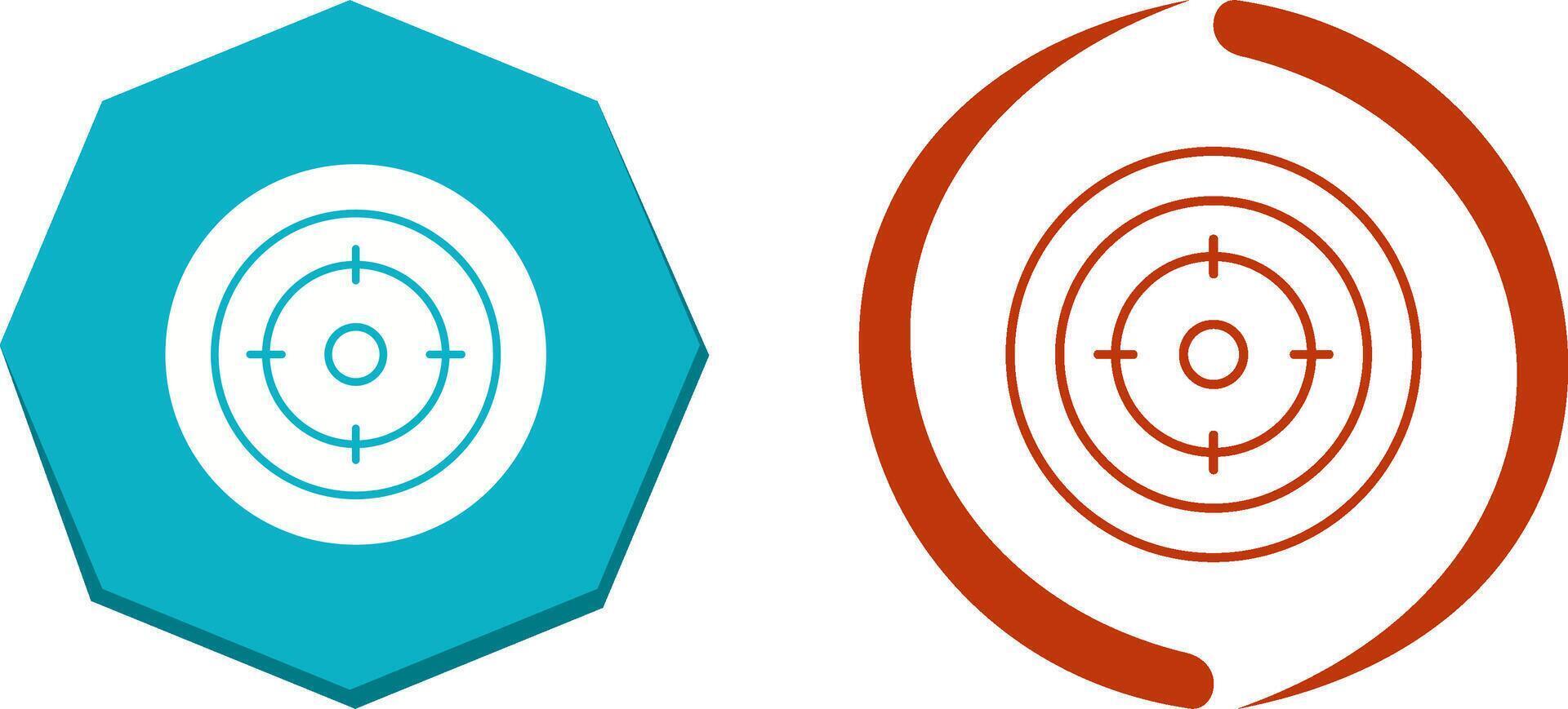 Target Icon Design vector