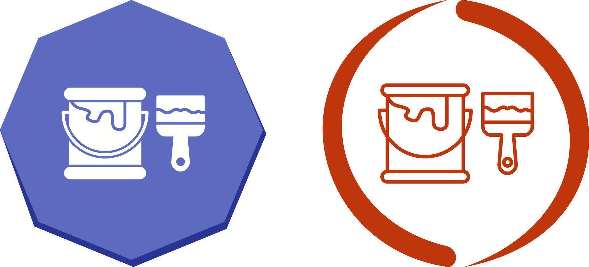 Paint Brush Icon Design vector