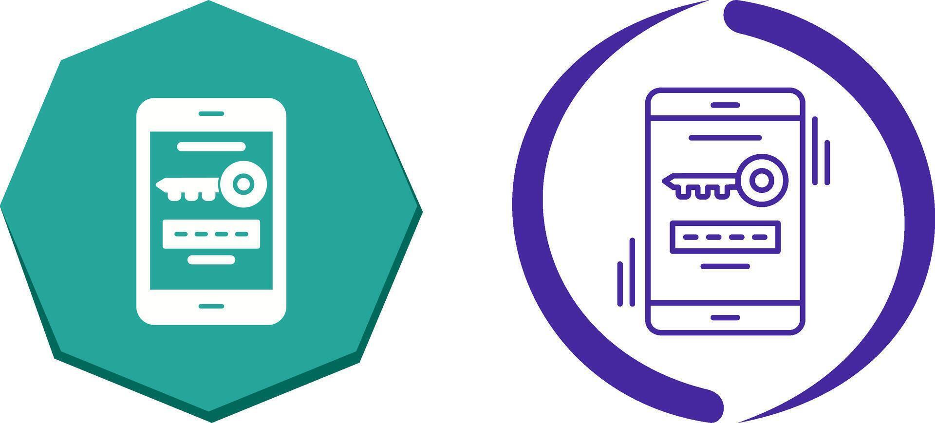 One Time Password Icon Design vector