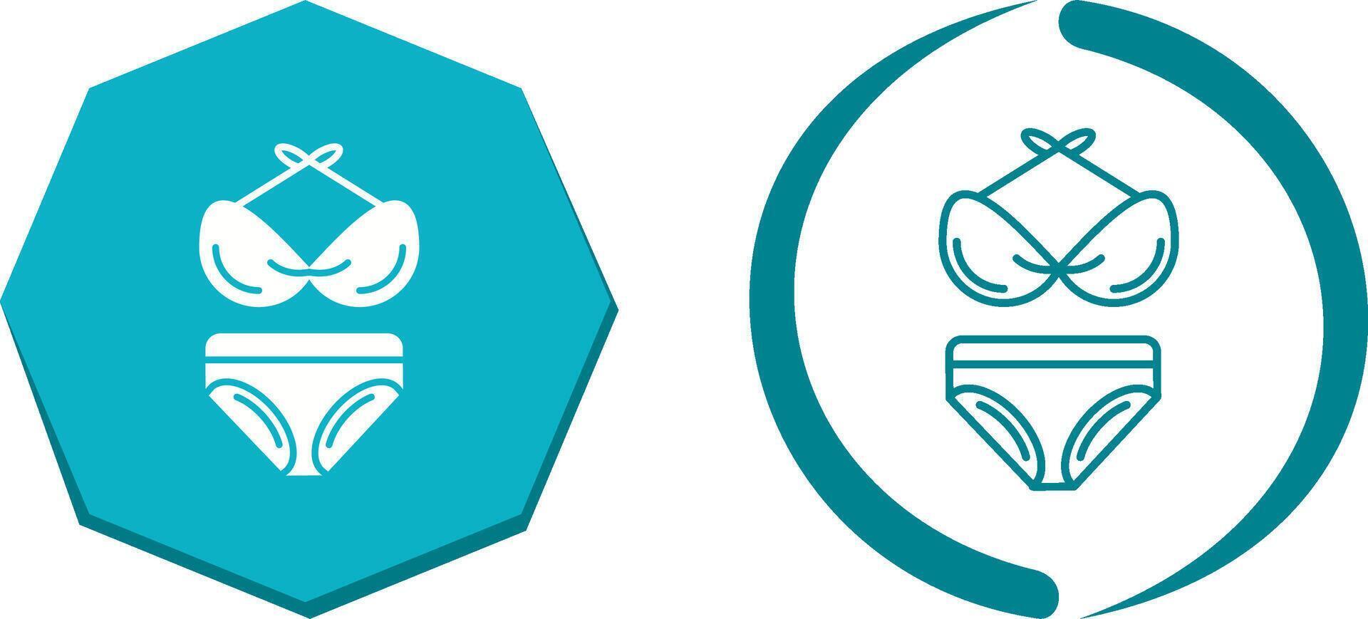 Bikini Icon Design vector