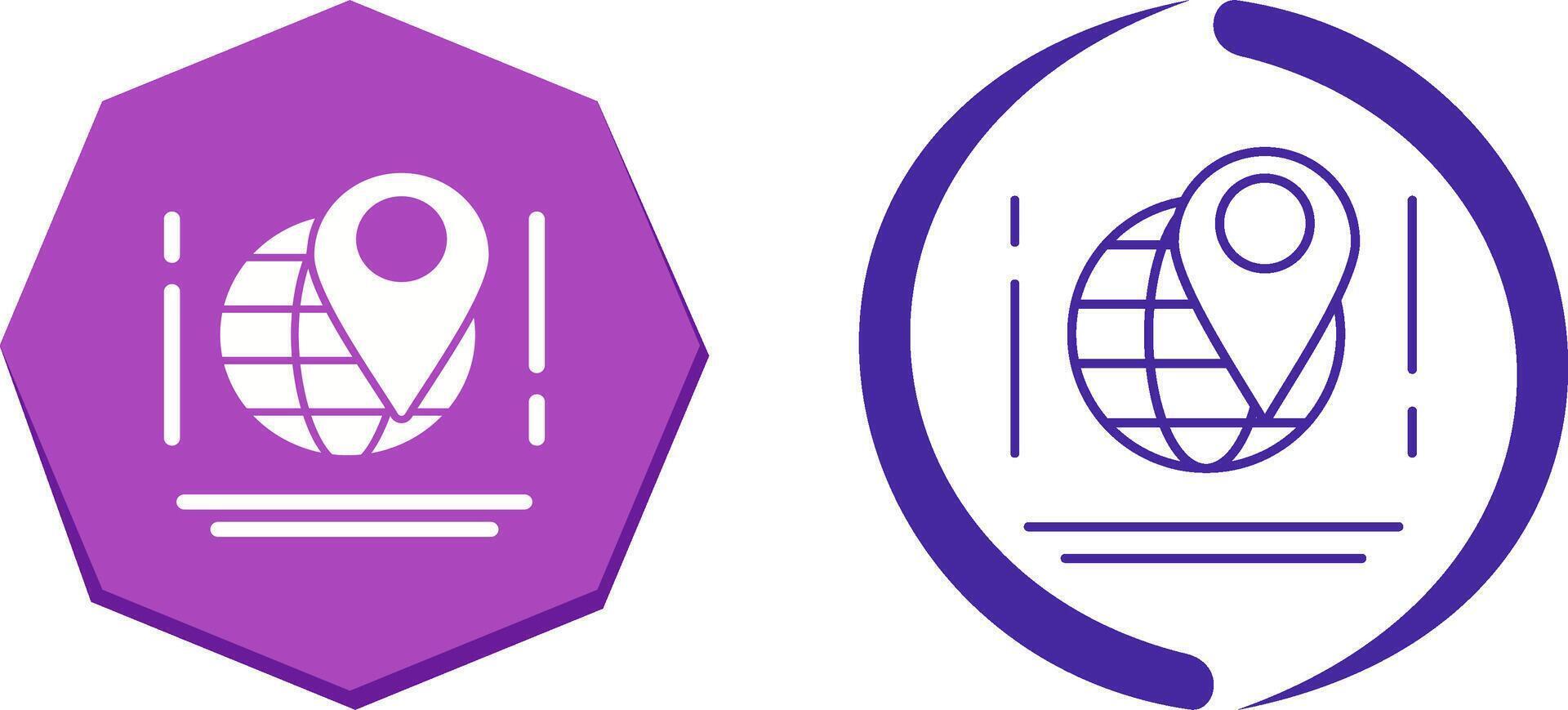 Map Icon Design vector