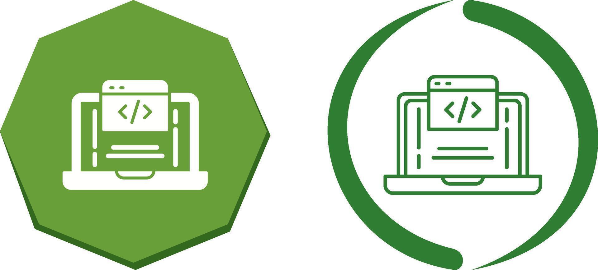 Coding Icon Design 44821450 Vector Art at Vecteezy