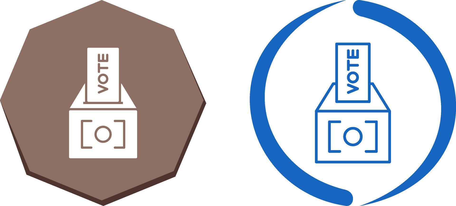 Vote Icon Design vector
