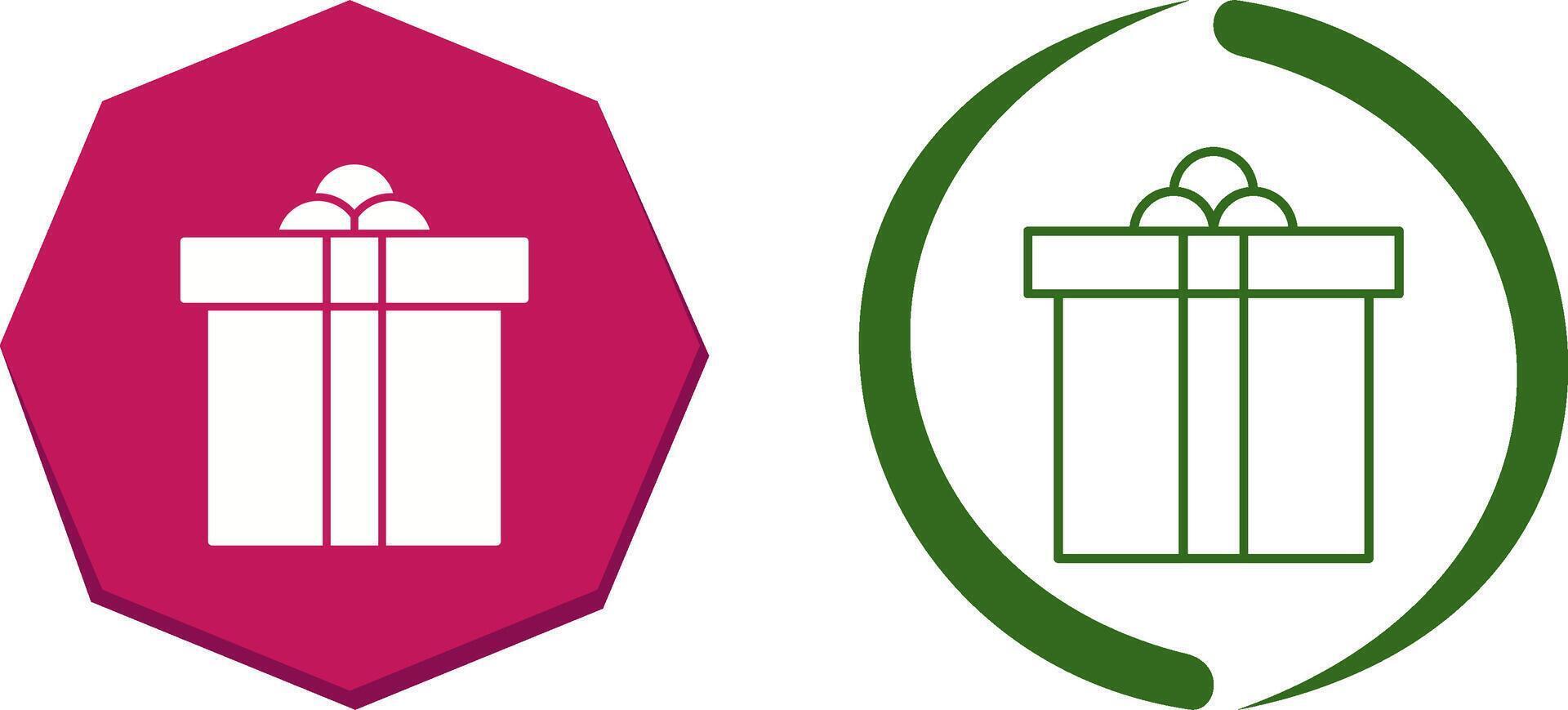 Gift Box Icon Design vector