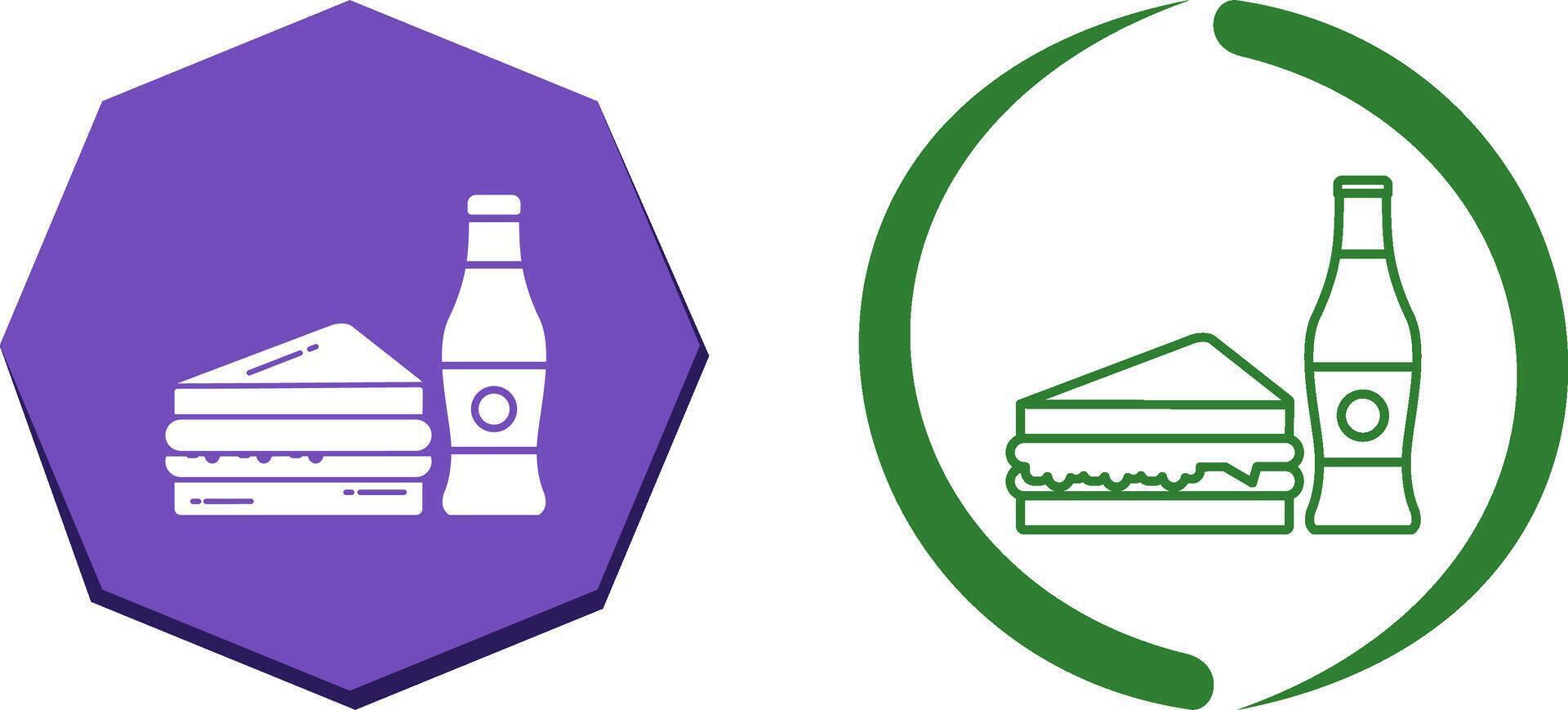 Junk Food Icon Design vector