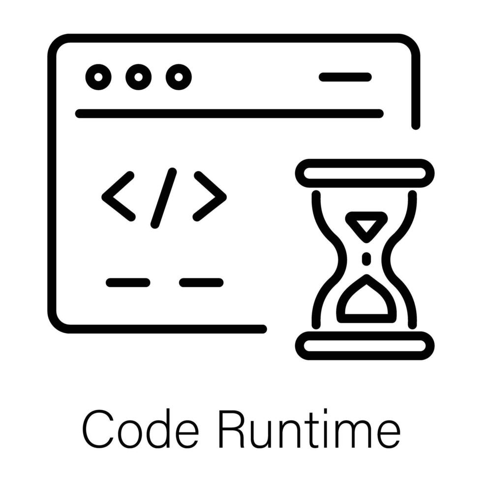 Trendy Code Runtime vector