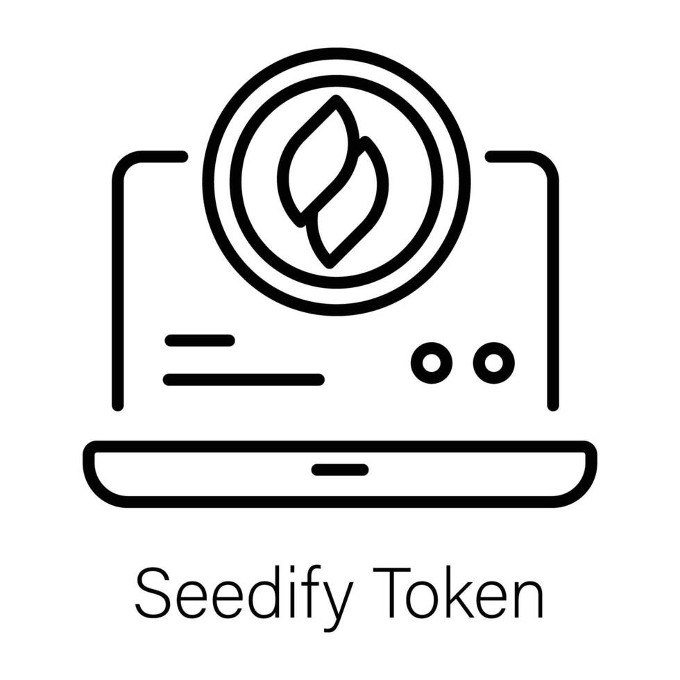 Trendy Seedify Token vector