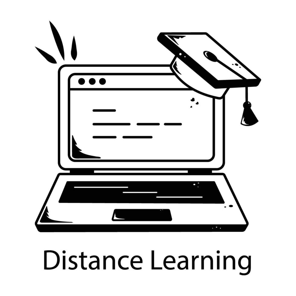 Trendy Distance Learning vector