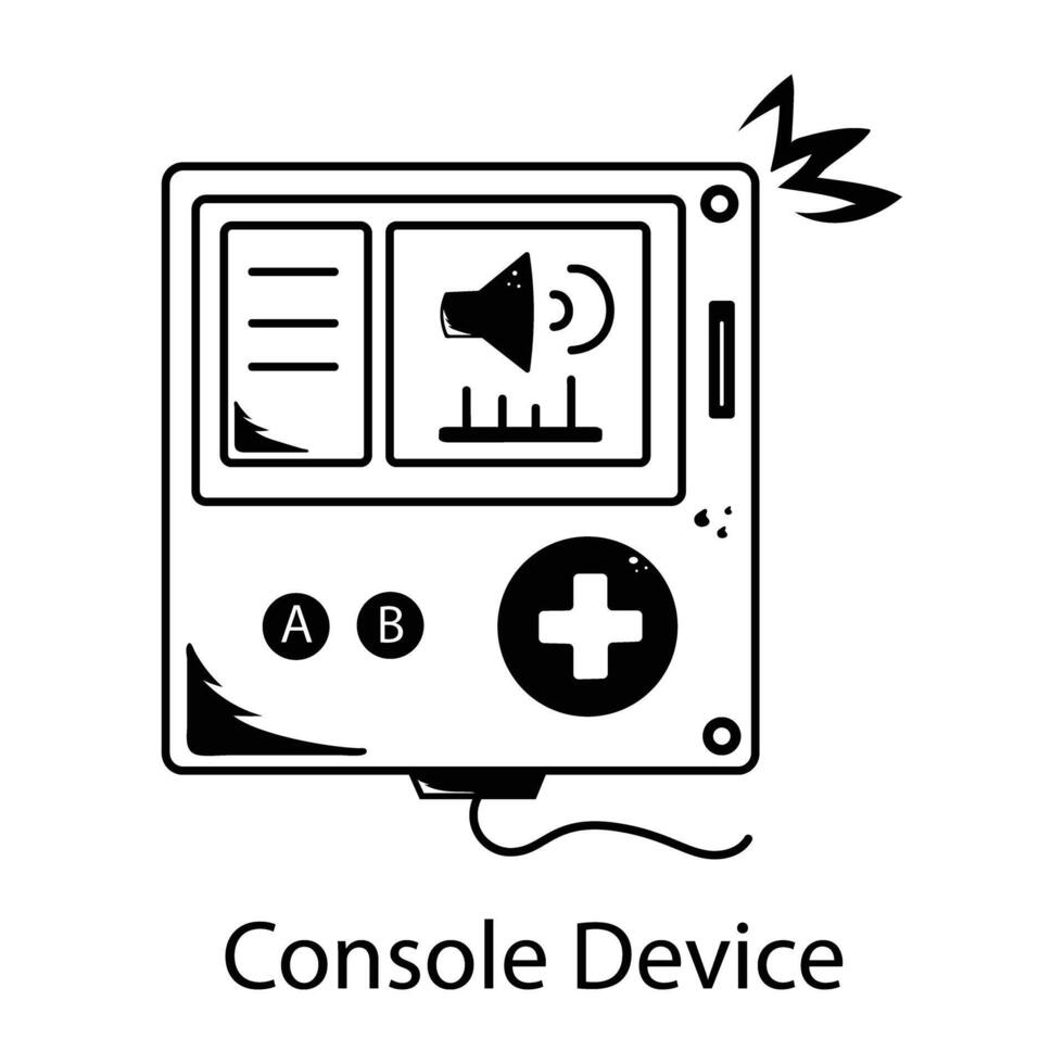 de moda consola dispositivo vector