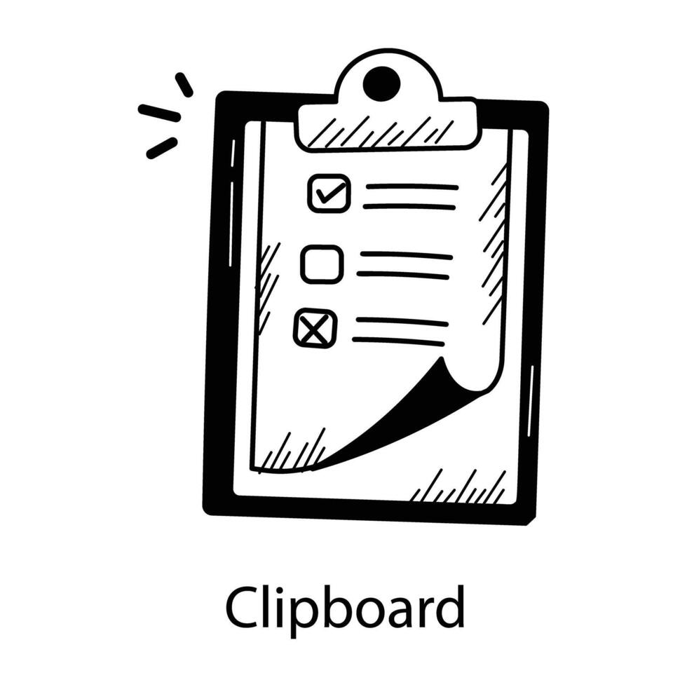 Trendy Clipboard Concepts vector