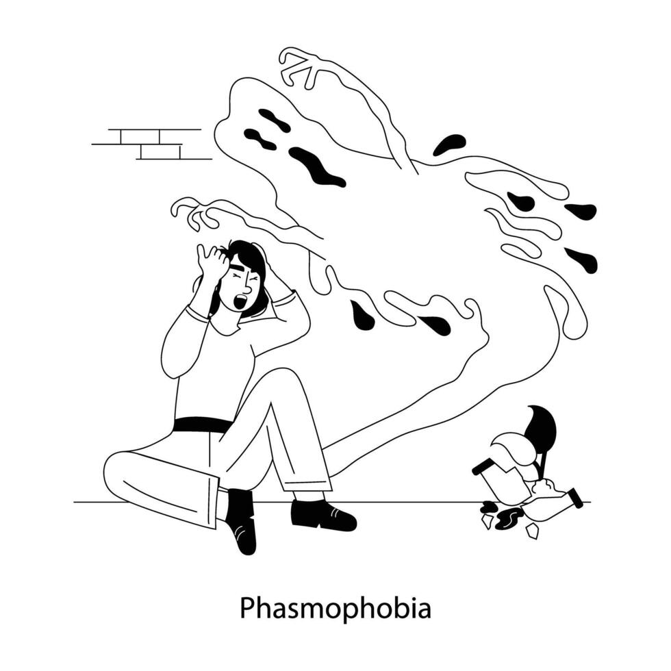 Trendy Phasmophobia Concepts vector
