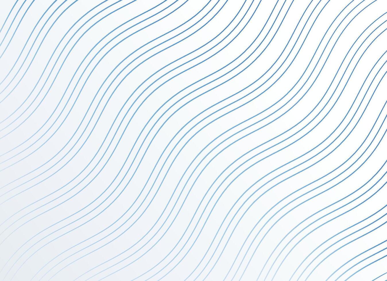 diagonal smooth wavy lines pattern background vector