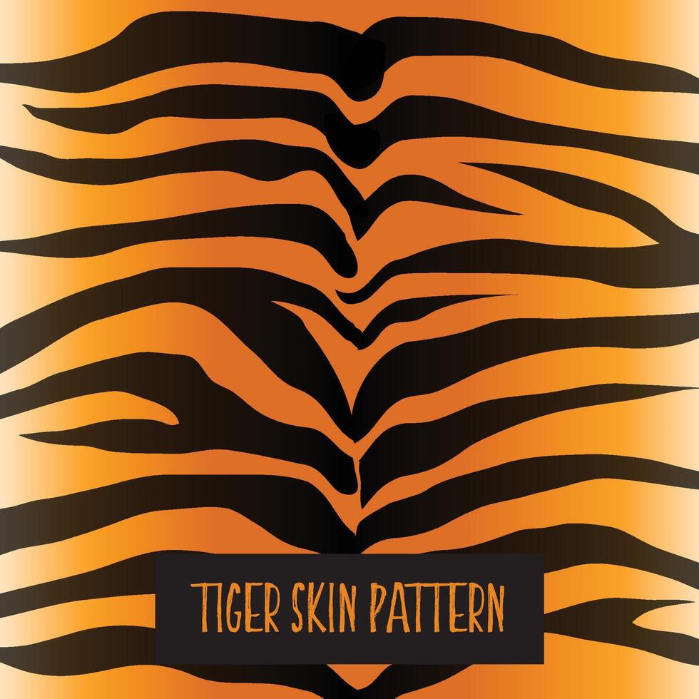 Tigre piel modelo textura diseño vector