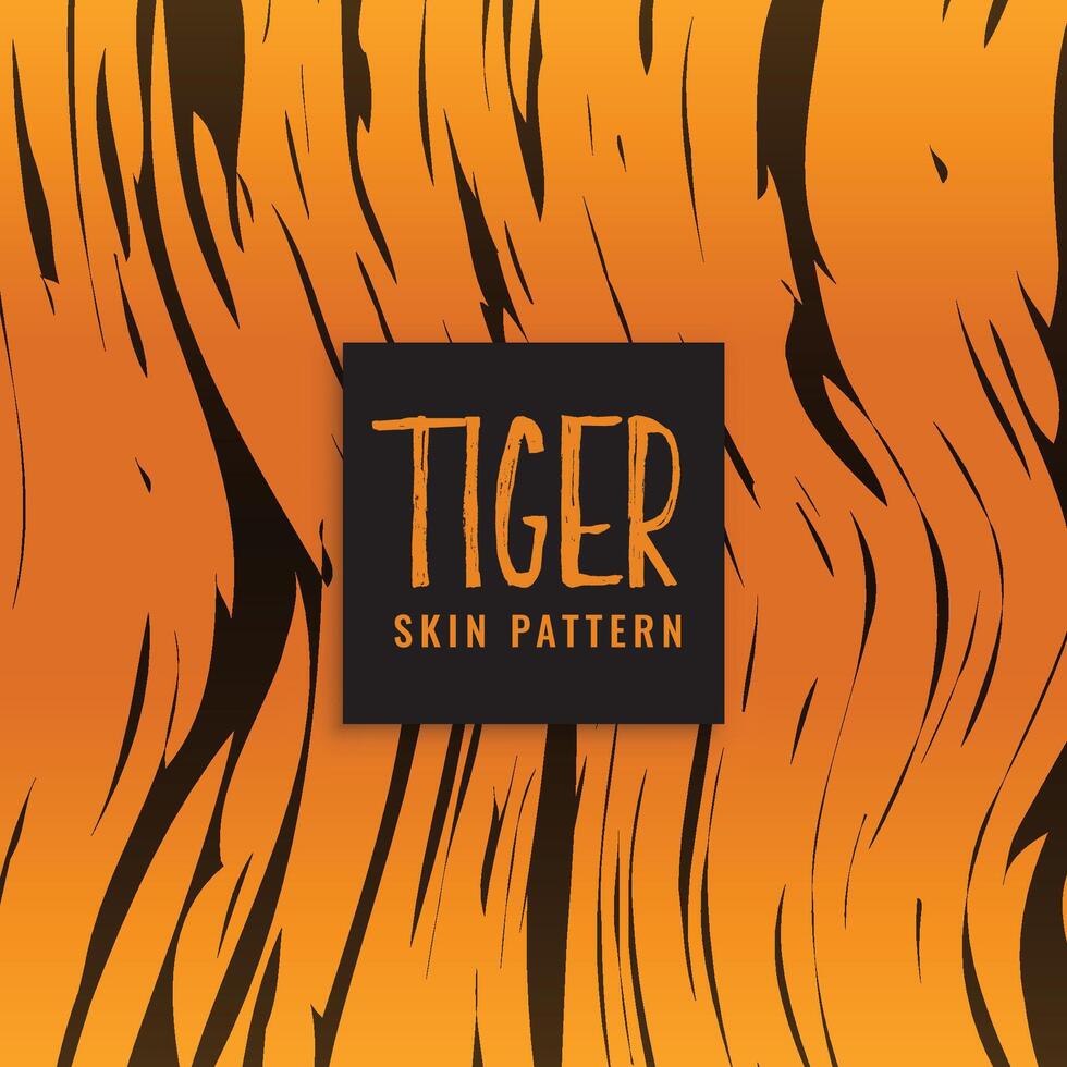 Tigre modelo piel textura diseño vector