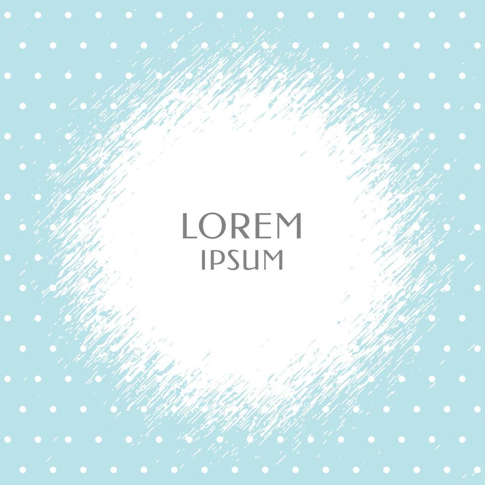 soft blue polka dots pattern with text space vector