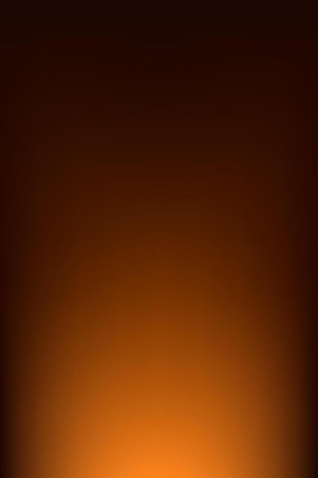 Illustration of vertical gradient background with orange dark color vector