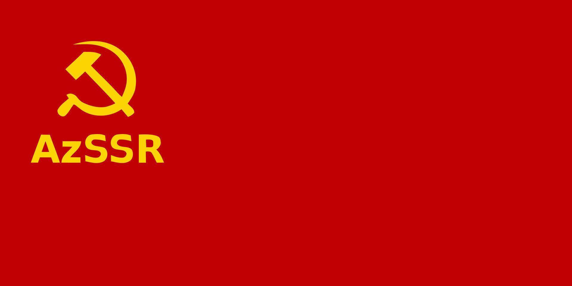 Flag of the Azerbaijan Soviet Socialist Republic 1937 1940 vector