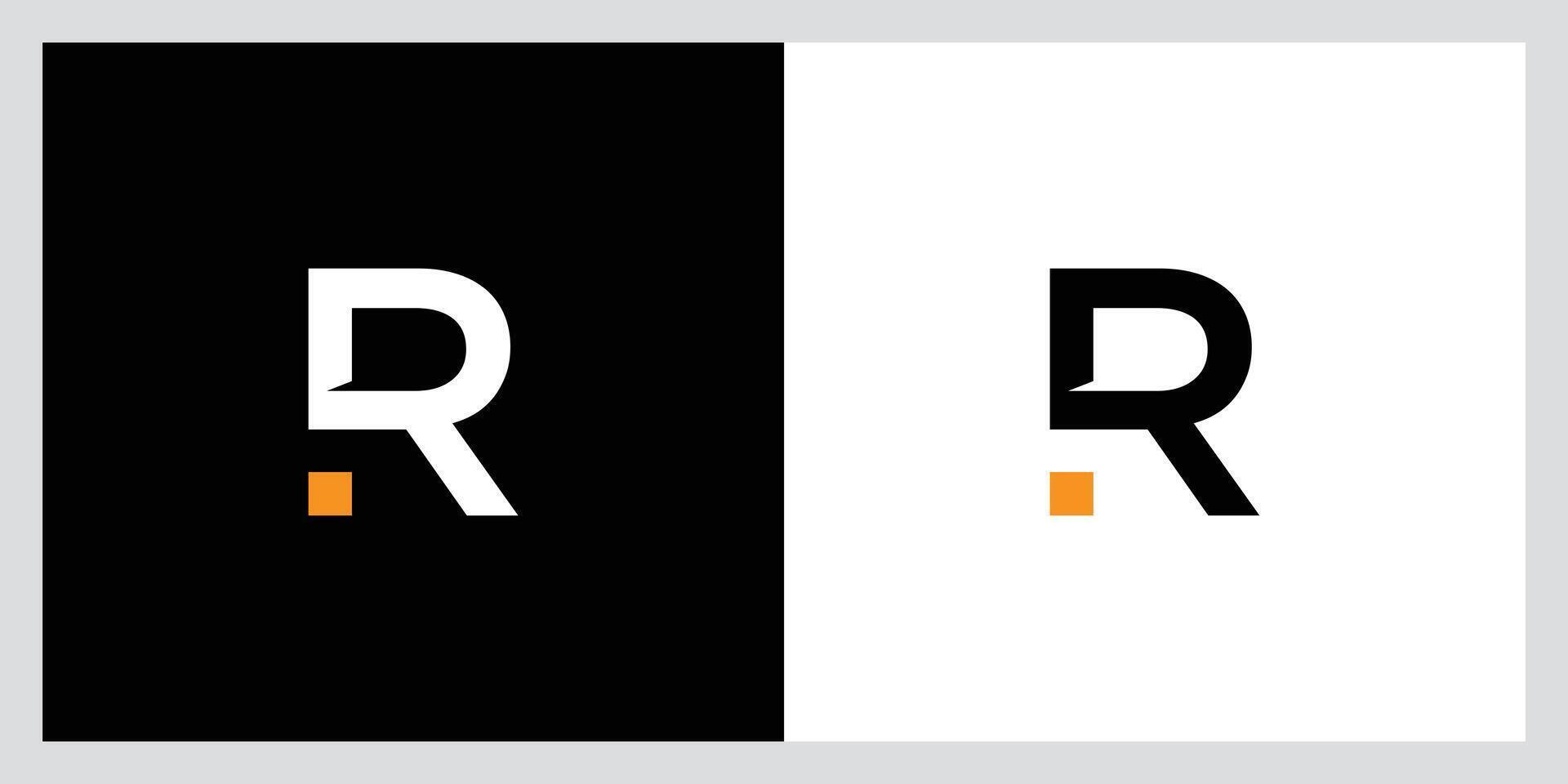 Initial Letter R Logo Design Template. Creative R Logo Design vector