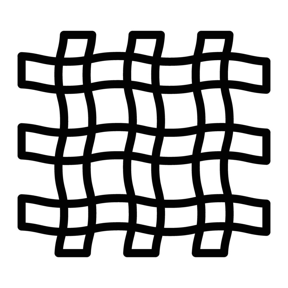 Fabric Line Icon Design vector