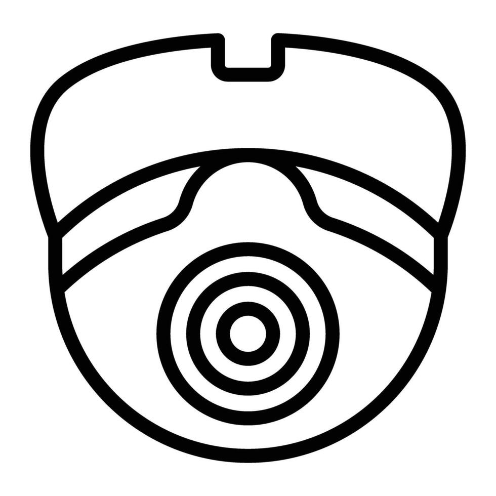 Cctv Line Icon Design vector