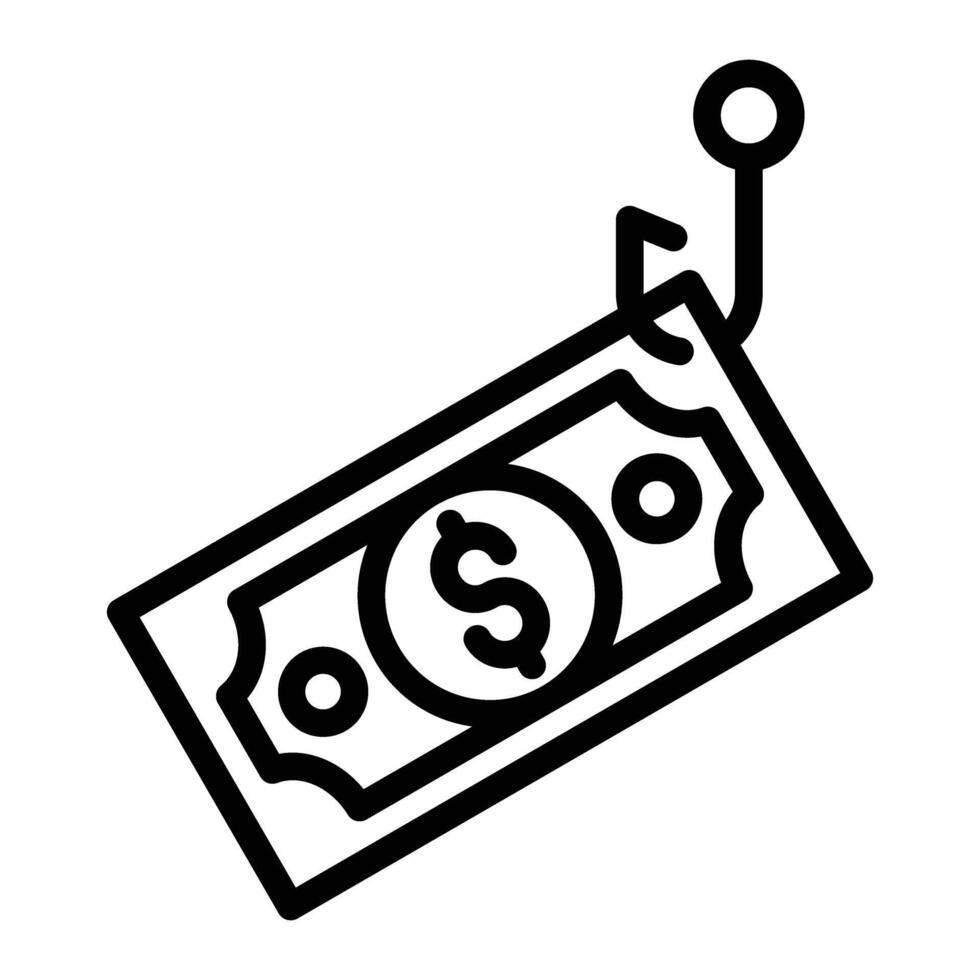 Steal Line Icon Design vector