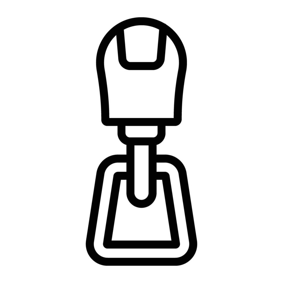 Shift Line Icon Design vector