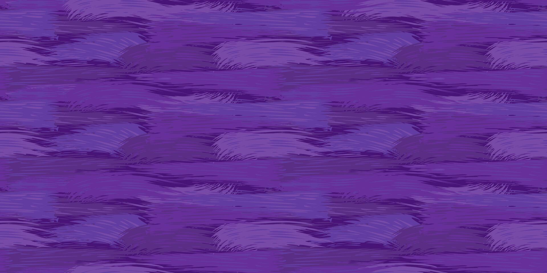 Artistic abstract oil brush strokes texture seamless pattern. Monochrome violet splashes of paint on a purple background. hand drawn sketch. Collage template for designs. vector