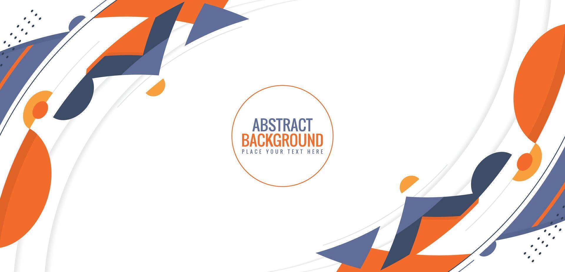 colorful abstract shapes design background vector
