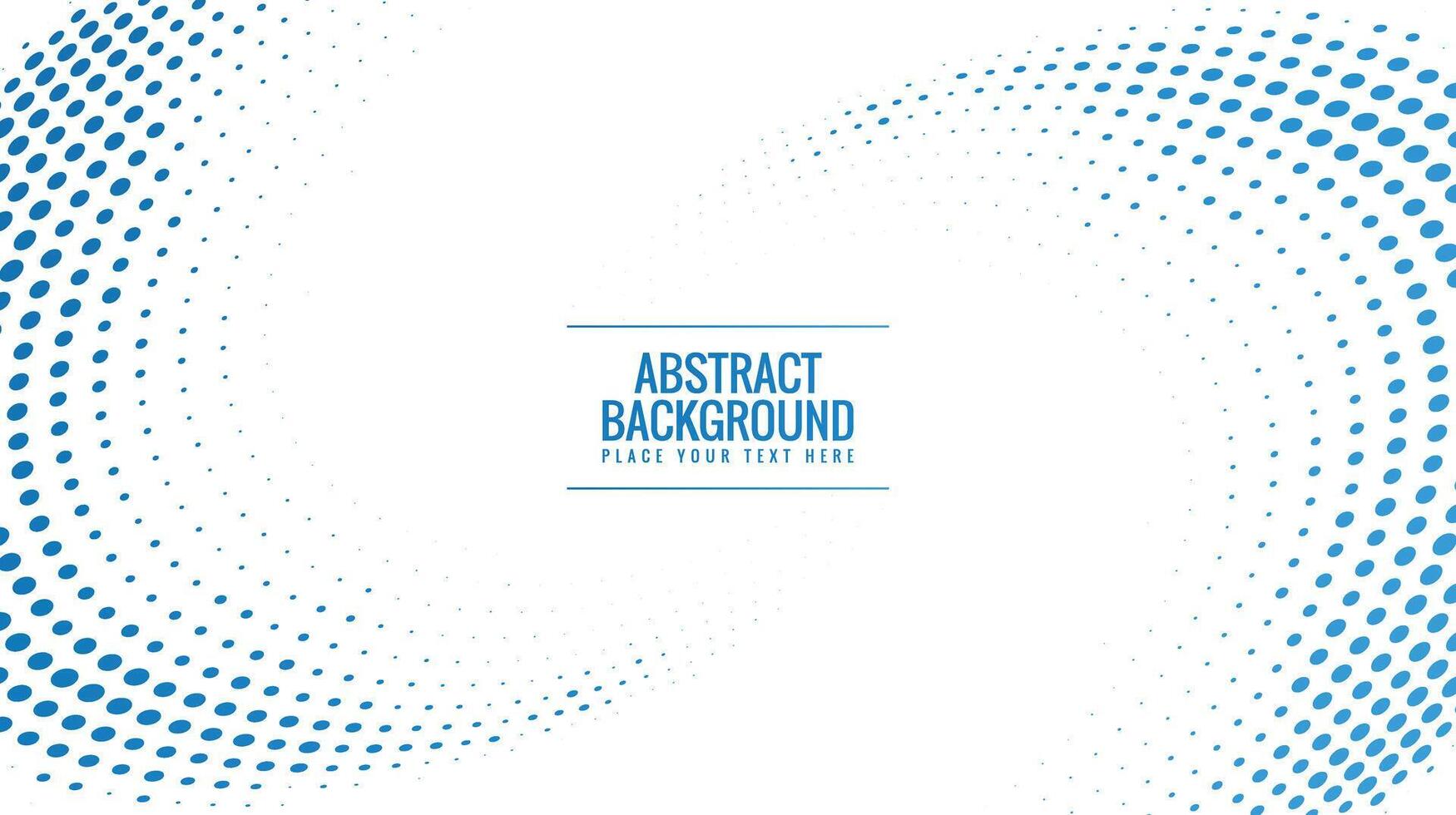 Blue stylish dot abstract design background vector