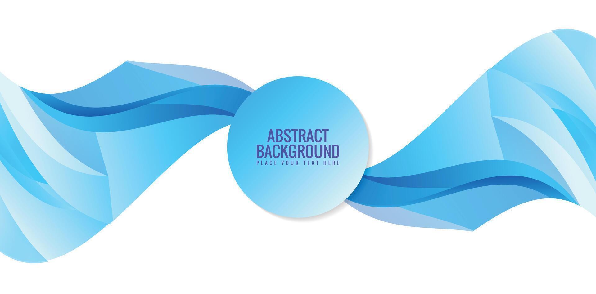 modern stylish blue abstract design background vector