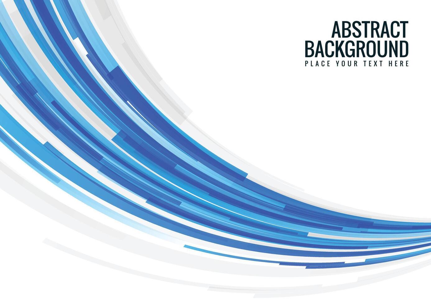 modern stylish blue abstract design background vector