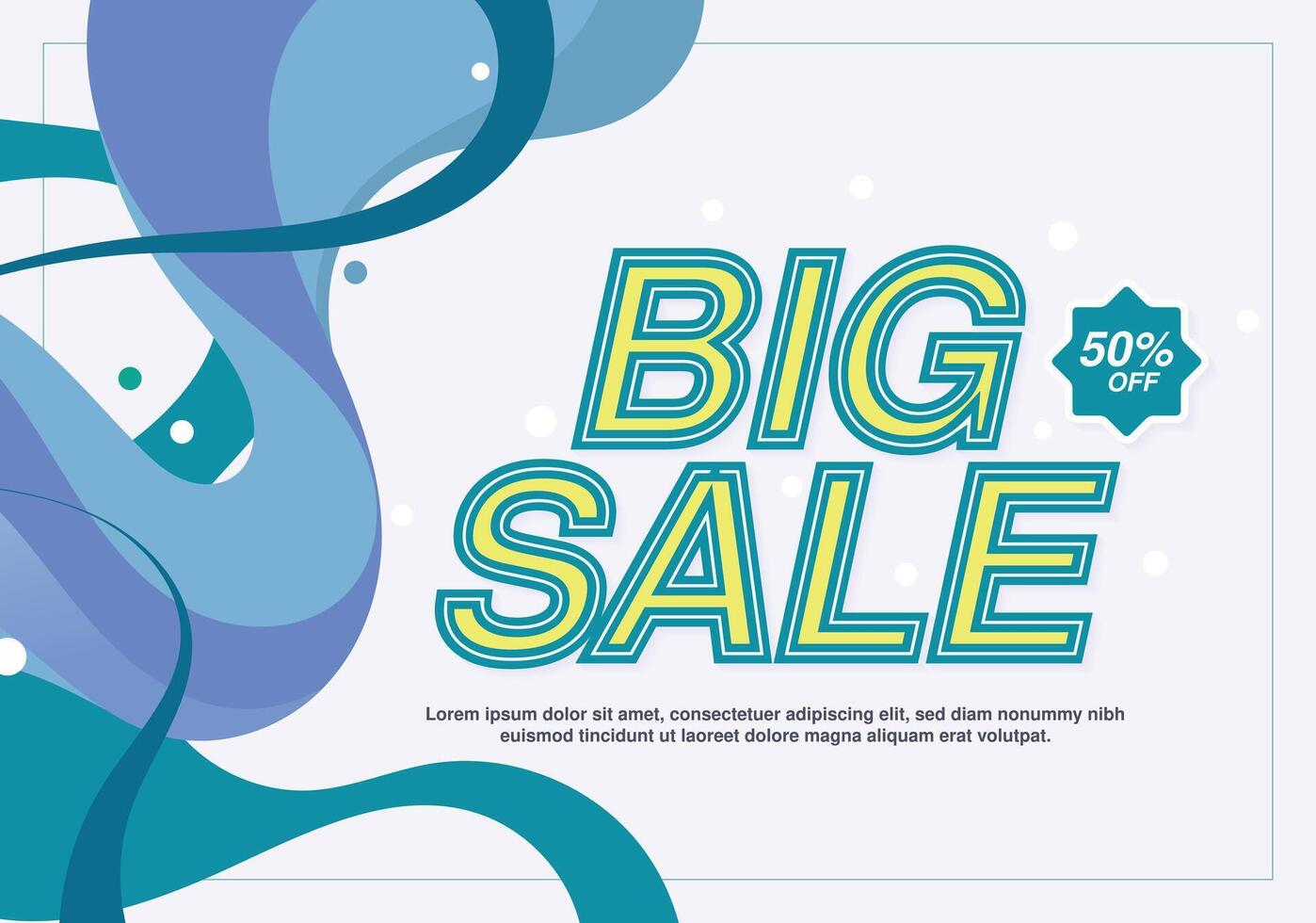 gradient big sale background vector