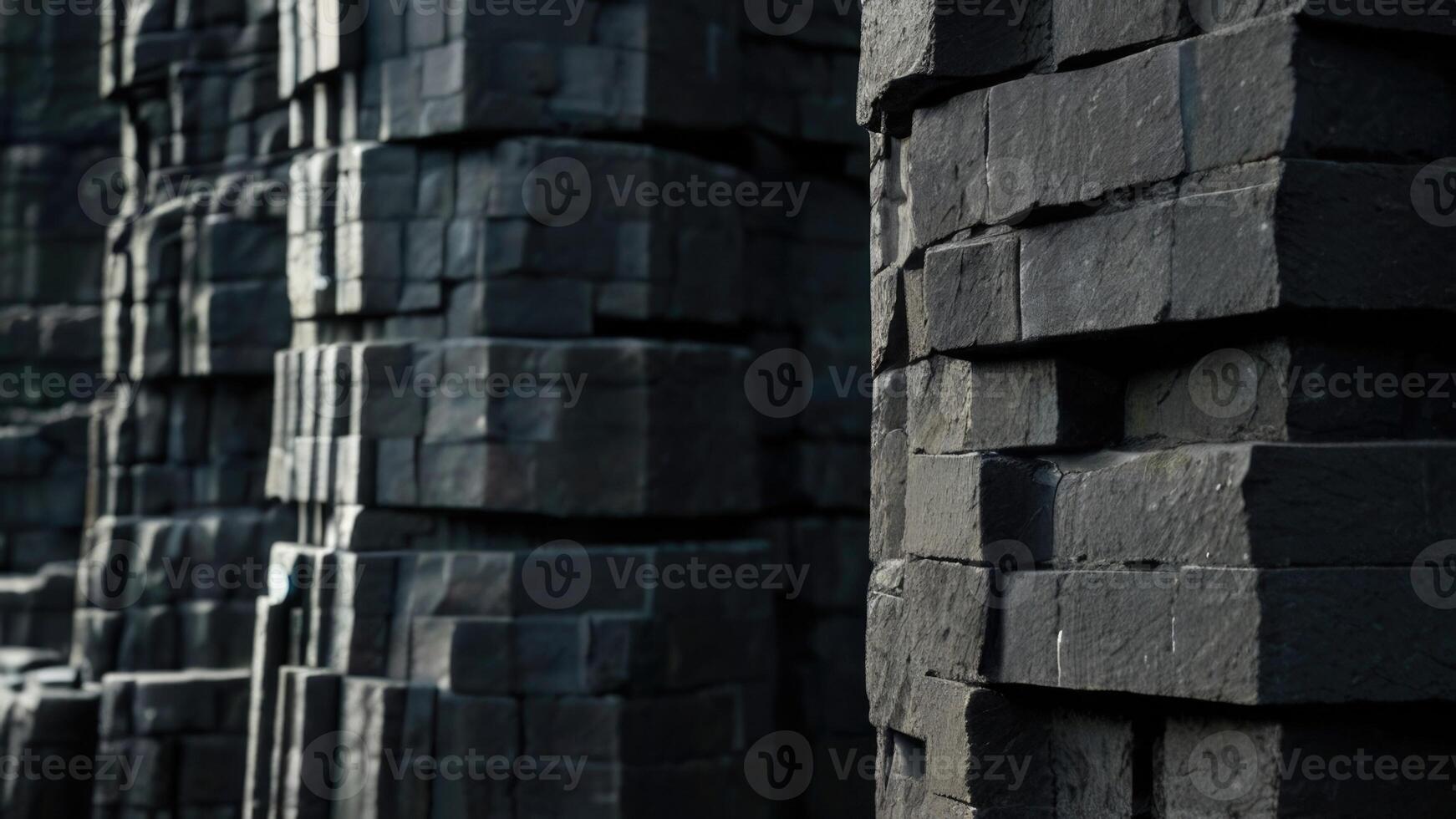 Close up Basalt Columns photo