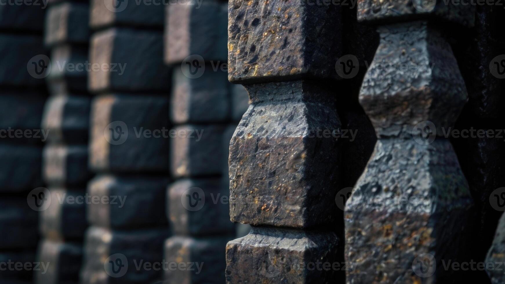 Close up Basalt Columns photo