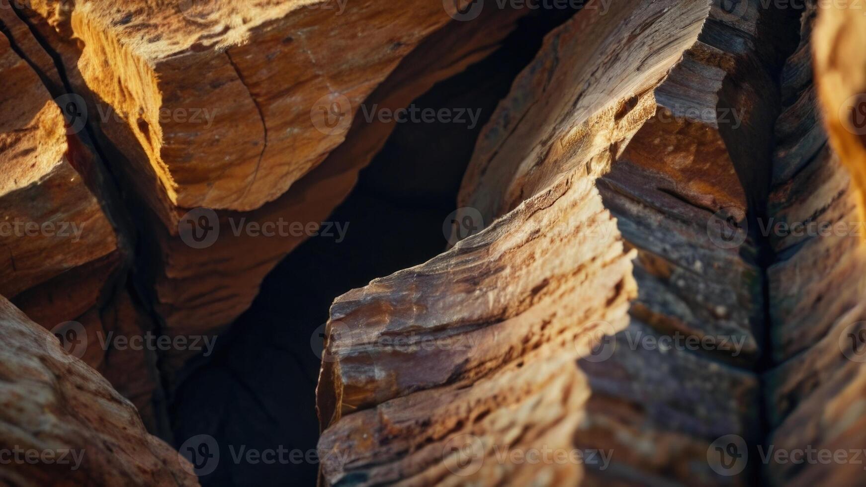Close up rock formation photo