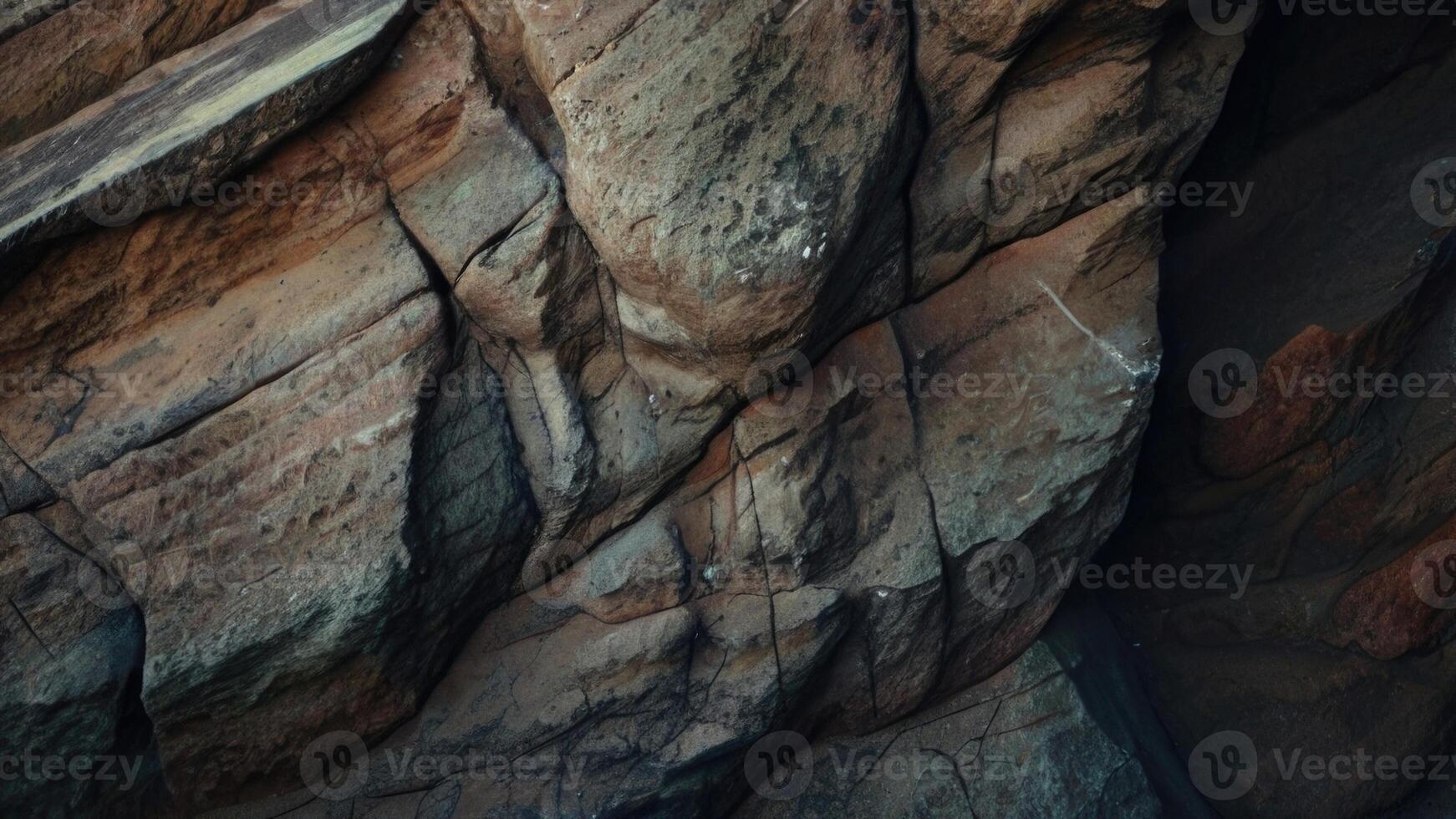 Close up rock formation photo