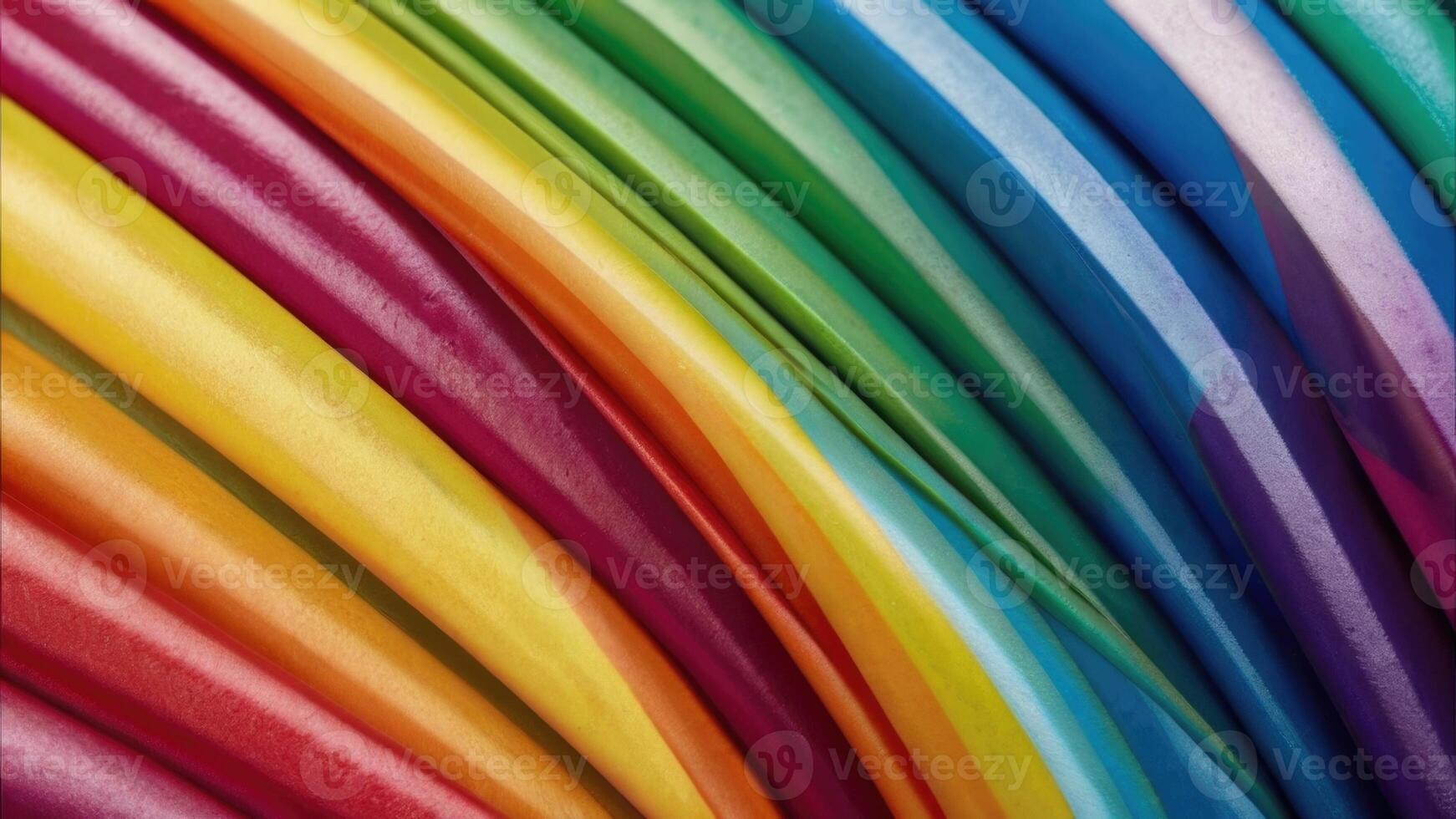 un cerca arriba de un arco iris de colores tela foto