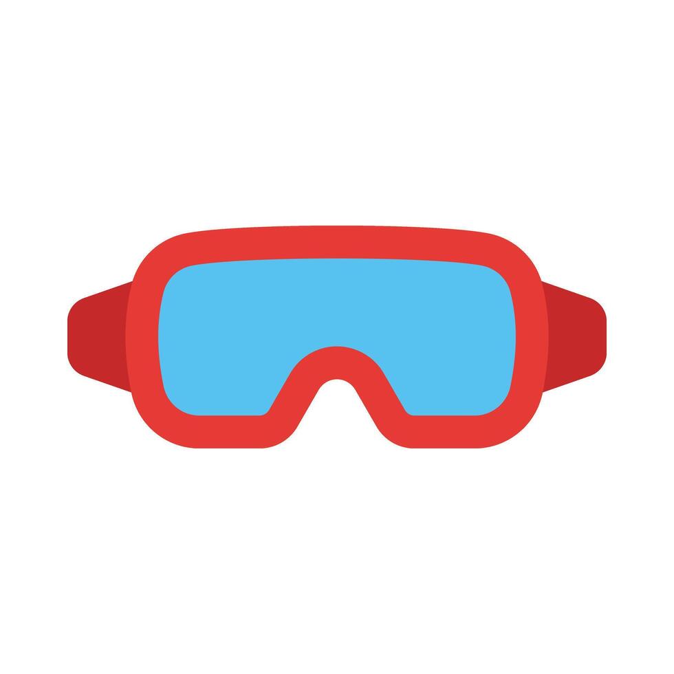 Goggles Flat icon vector